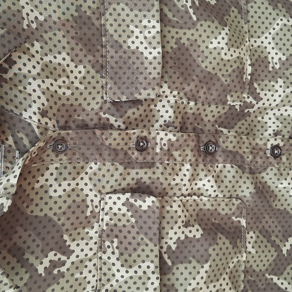 Tommy Hilfiger Camouflage Polka Dot Popover Shirt - Picture 3 of 10